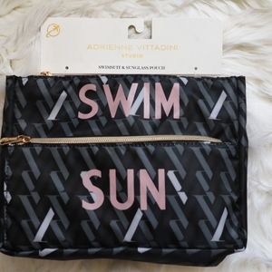 Adrienne Vittadini swimsuit & sunglass pouch